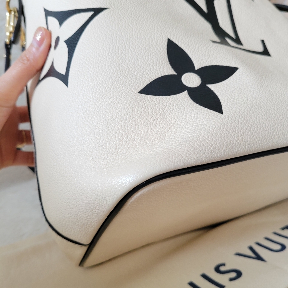💕LIMITED Edition Louis Vuitton Neo Crafty Giant Noe Ivory Creme Black Empreinte - Picture 15 of 16
